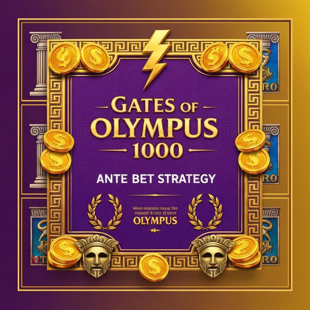 Стратегия Ante-ставки Gates of Olympus 1000